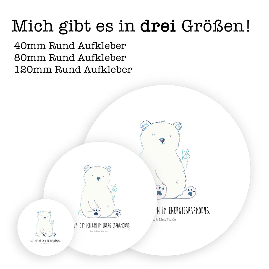 40mm Rund Aufkleber Eisbär Faul Sticker, Aufkleber, Etikett, Bär, Teddy, Teddybär, Eisbär, Nordpol, Faul, Entspannen, Relaxen, Büro, Arbeit, Bürojob, Arbeitsplatz, Homeoffice