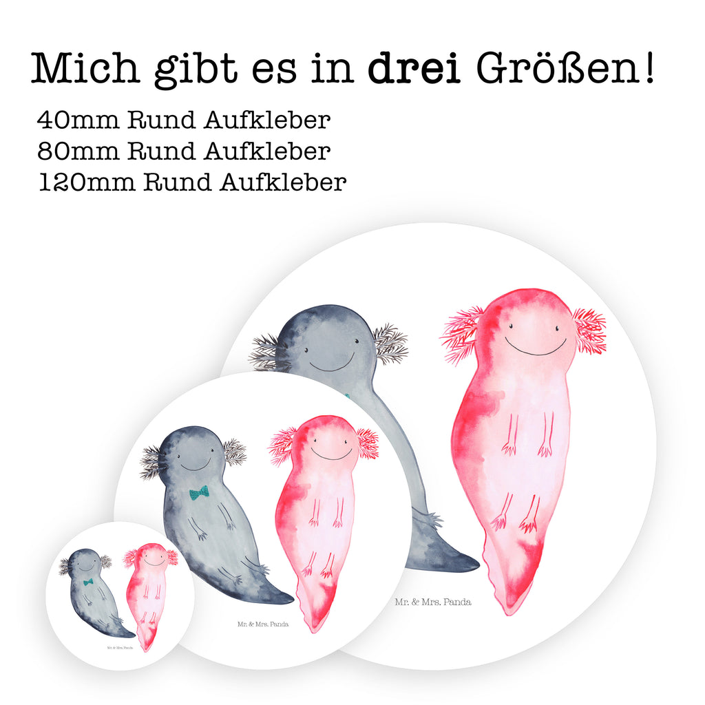 120mm Rund Aufkleber Axolotl Axel+Lotte Sticker, Aufkleber, Etikett, Kinder, rund, Axolotl, Molch, Axolot, Schwanzlurch, Lurch, Lurche, Liebe, große Liebe, Liebesbeweis, Freund, Verlobter, Ehemann, Jahrestag, Valentinstag