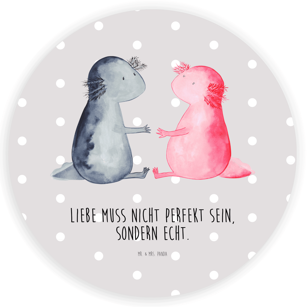 40mm Rund Aufkleber Axolotl Liebe Sticker, Aufkleber, Etikett, Axolotl, Molch, Axolot, Schwanzlurch, Lurch, Lurche, Liebe, große Liebe, Liebesbeweis, Freund, Verlobter, Ehemann, Jahrestag, Valentinstag