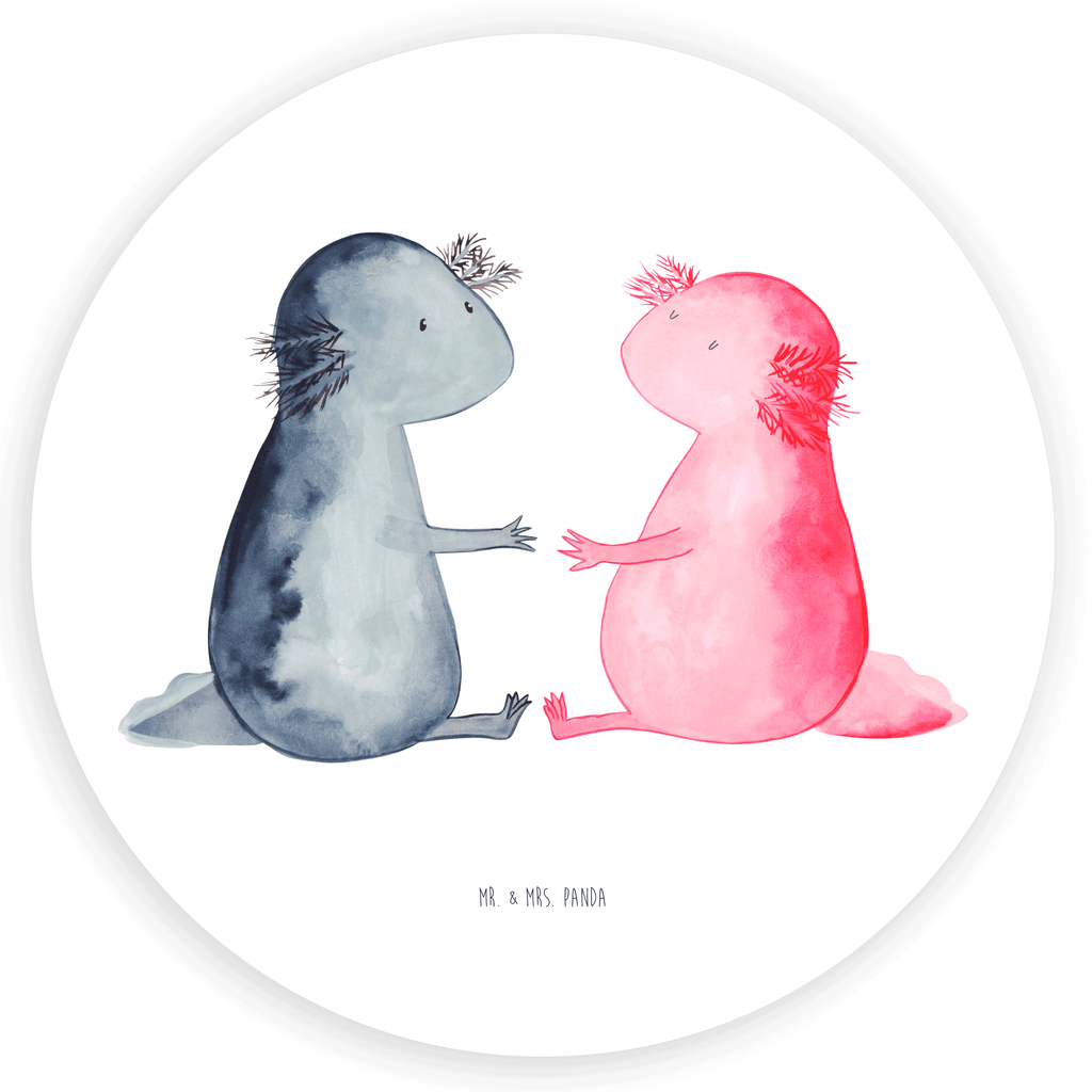 40mm Rund Aufkleber Axolotl Liebe Sticker, Aufkleber, Etikett, Axolotl, Molch, Axolot, Schwanzlurch, Lurch, Lurche, Liebe, große Liebe, Liebesbeweis, Freund, Verlobter, Ehemann, Jahrestag, Valentinstag