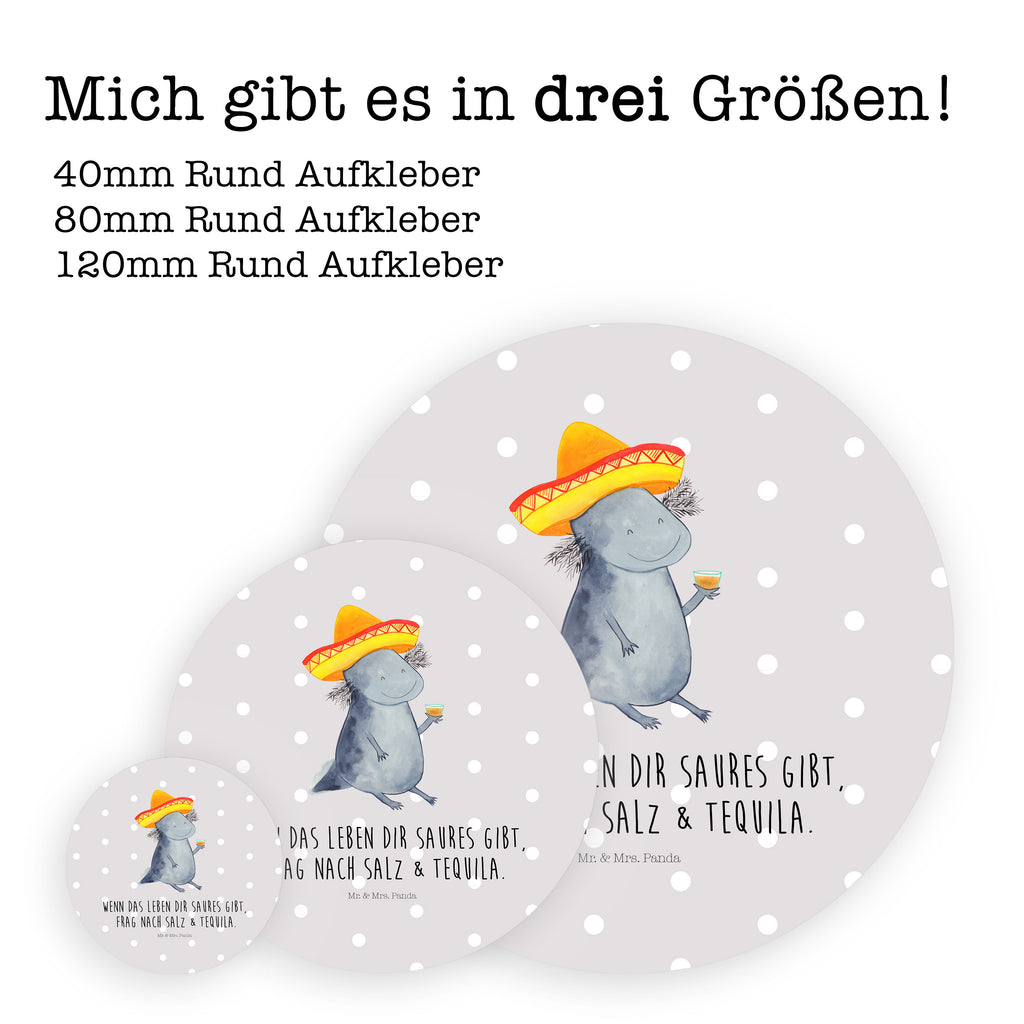 120mm Rund Aufkleber Axolotl Tequila Sticker, Aufkleber, Etikett, Kinder, rund, Axolotl, Molch, Mexico, Mexiko, Sombrero, Zitrone, Tequila, Motivation, Spruch, Schwanzlurch, Lurch, Lurche, Axolot, Feuerdrache, Feuersalamander