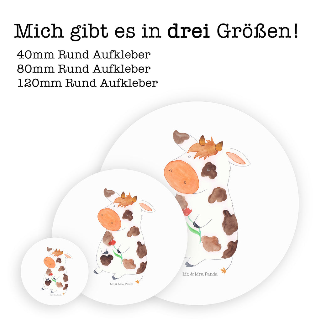80mm Rund Aufkleber Kuh Sticker, Aufkleber, Etikett, Bauernhof, Hoftiere, Landwirt, Landwirtin, Kuh, Kühe, Träume, Flausen, Spruch, Magie, Motivtion, Hof, Milch, Milchkuh