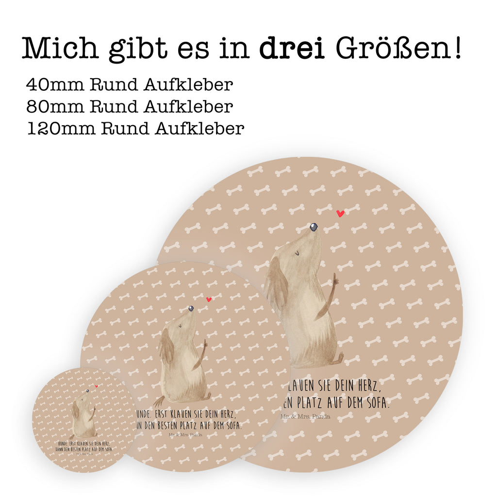 40mm Rund Aufkleber Hund Liebe Sticker, Aufkleber, Etikett, Hund, Hundemotiv, Haustier, Hunderasse, Tierliebhaber, Hundebesitzer, Sprüche, Liebe, Hundeglück, Hundeliebe, Hunde, Frauchen