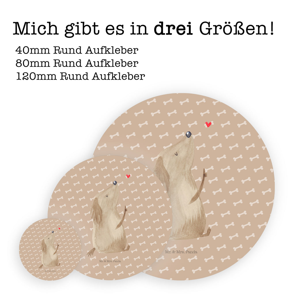 40mm Rund Aufkleber Hund Liebe Sticker, Aufkleber, Etikett, Hund, Hundemotiv, Haustier, Hunderasse, Tierliebhaber, Hundebesitzer, Sprüche, Liebe, Hundeglück, Hundeliebe, Hunde, Frauchen