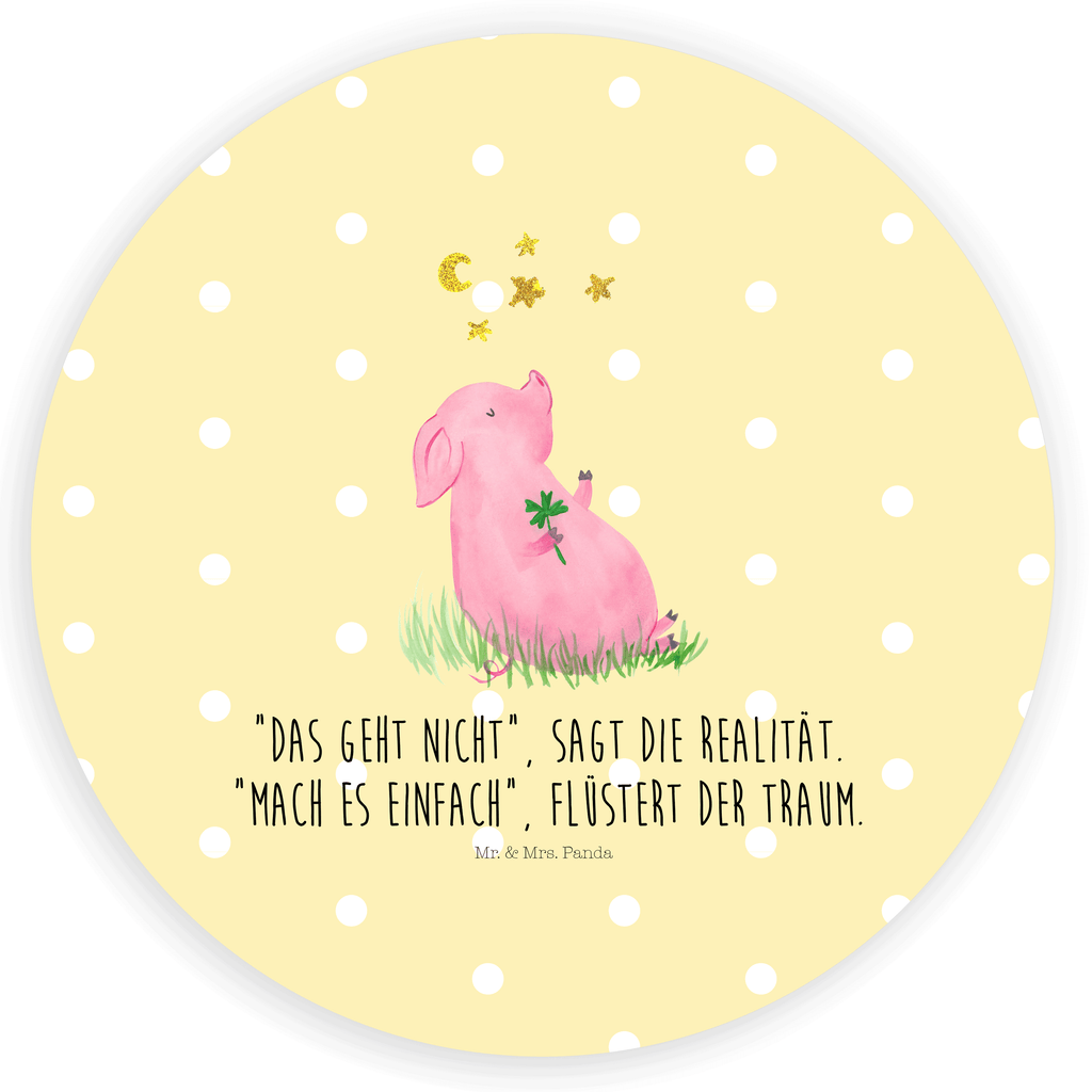 80mm Rund Aufkleber Glücksschwein Sticker, Aufkleber, Etikett, Tiermotive, Gute Laune, lustige Sprüche, Tiere, Glücksschwein. Glück, Schwein, Schweinchen, Sterne, Sernchen, Ziele, Träume, Motivation, Glücksbringer