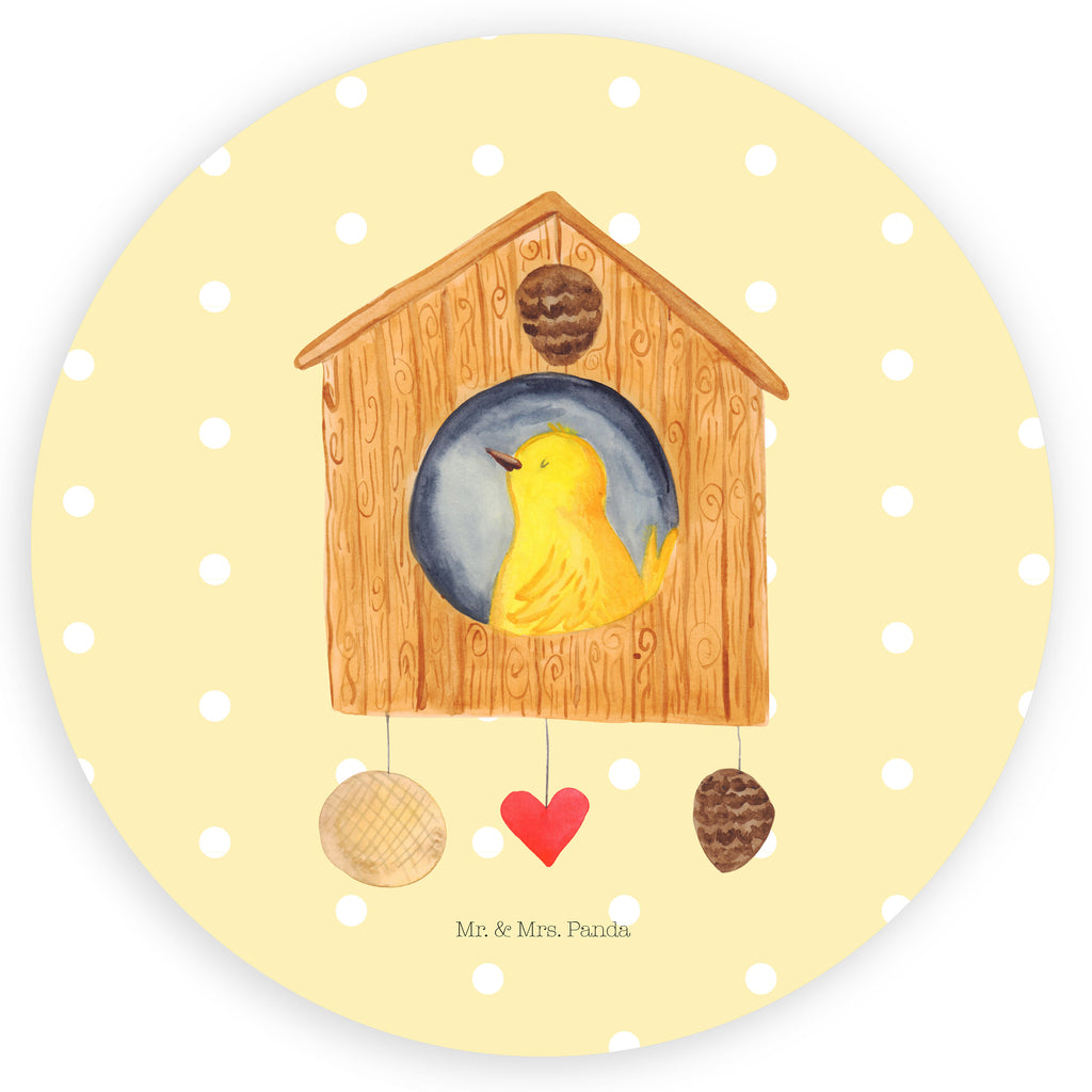 40mm Rund Aufkleber Vogelhaus Sticker, Aufkleber, Etikett, Tiermotive, Gute Laune, lustige Sprüche, Tiere, Vogel, Vögel, Vogelhaus, Vogelhäuschen, Home sweet home, Zuhause, Nest, Eigenheim, Familie, Wohnung, Haus, unser Haus, Lieblingsort, Castle