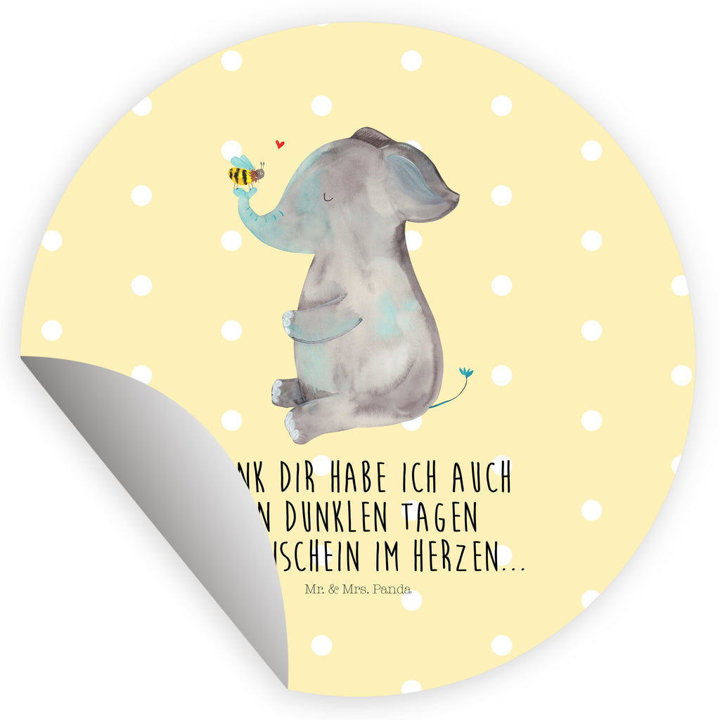 40mm Rund Aufkleber Elefant & Biene Sticker, Aufkleber, Etikett, Tiermotive, Gute Laune, lustige Sprüche, Tiere, Elefant, Biene, Liebe, Liebesbeweis, Jahrestag, Liebesgeschenk, Heiratsantrag, Hochzeitsgeschenk, Liebesspruch
