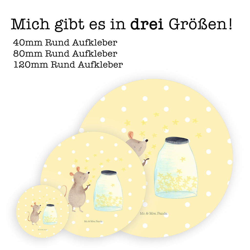 40mm Rund Aufkleber Maus Sterne Sticker, Aufkleber, Etikett, Tiermotive, Gute Laune, lustige Sprüche, Tiere, Maus, Sterne, Wunsch, Kind, Taufe, Taufgeschenk, Geburt, Schwangerschaft, erstes Kind, Kindergeburtstag, Geburtstag, Hoffnung, Träume