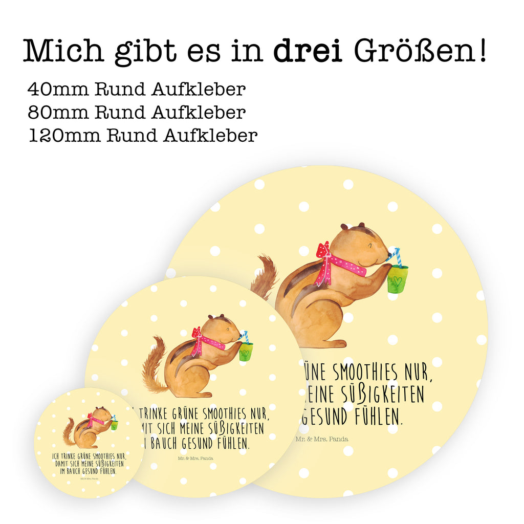 40mm Rund Aufkleber Eichhörnchen Smoothie Sticker, Aufkleber, Etikett, Tiermotive, Gute Laune, lustige Sprüche, Tiere, Green Smoothies, Diät, Abnehmen, Streifenhörnchen, Eichhörnchen