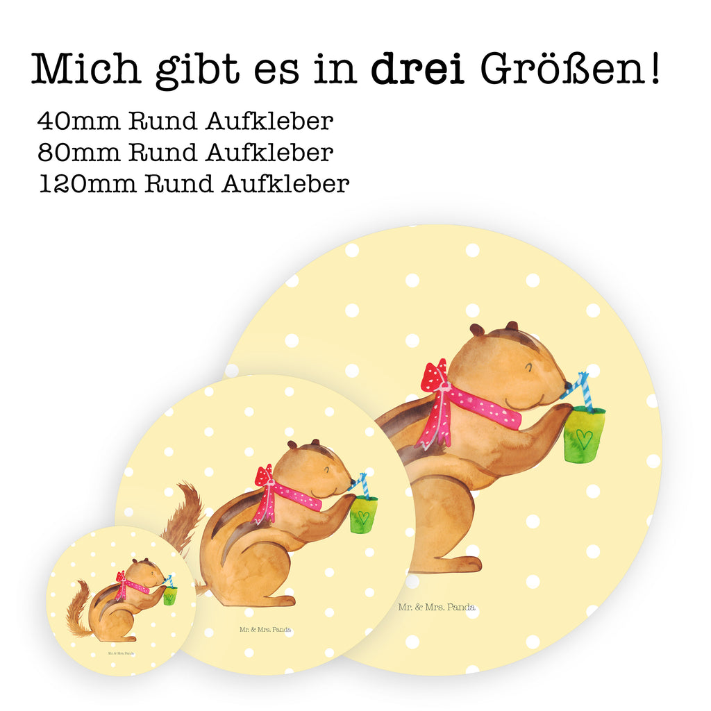 40mm Rund Aufkleber Eichhörnchen Smoothie Sticker, Aufkleber, Etikett, Tiermotive, Gute Laune, lustige Sprüche, Tiere, Green Smoothies, Diät, Abnehmen, Streifenhörnchen, Eichhörnchen