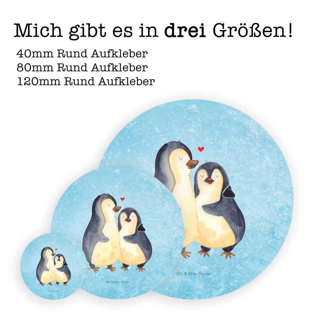 120mm Rund Aufkleber Pinguin umarmend Sticker, Aufkleber, Etikett, Kinder, rund, Pinguin, Liebe, Liebespaar, Liebesbeweis, Liebesgeschenk, Verlobung, Jahrestag, Hochzeitstag, Hochzeit, Hochzeitsgeschenk