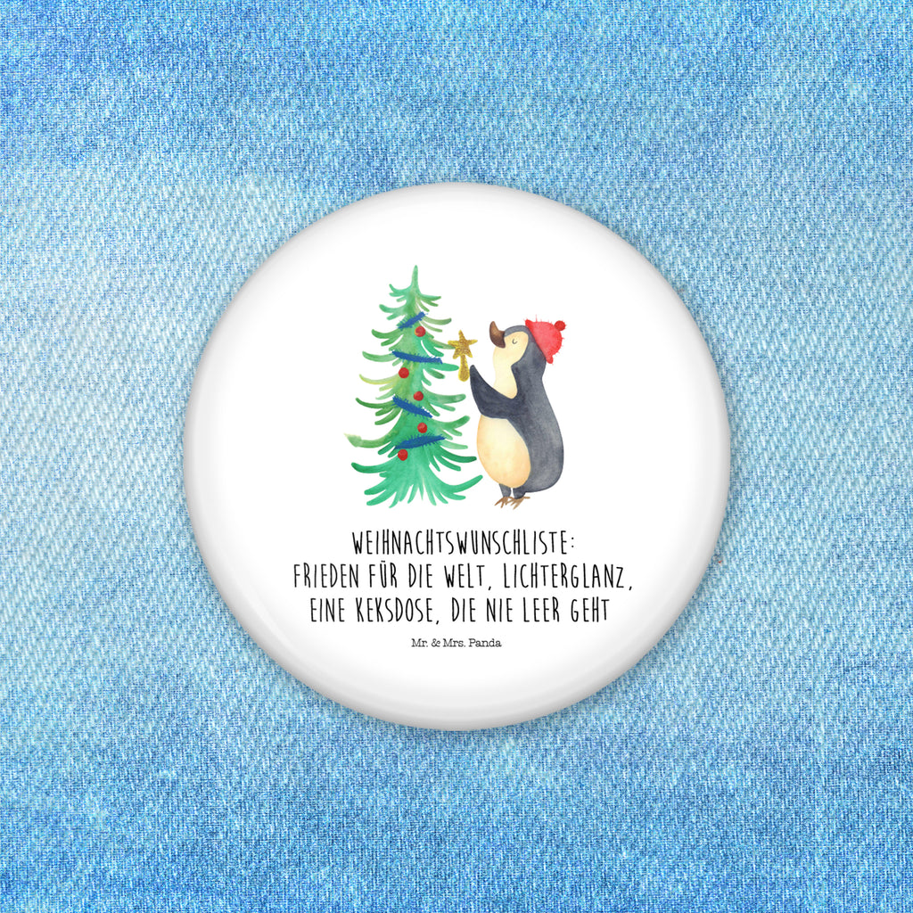 50mm Button Pinguin Weihnachtsbaum 50mm Button, Button, Pin, Anstecknadel, Winter, Weihnachten, Weihnachtsdeko, Nikolaus, Advent, Heiligabend, Wintermotiv, Pinguin