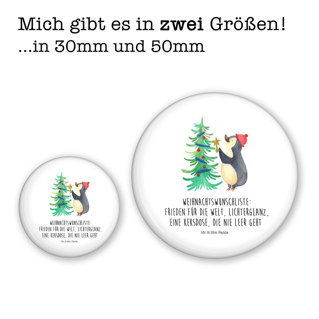 50mm Button Pinguin Weihnachtsbaum 50mm Button, Button, Pin, Anstecknadel, Winter, Weihnachten, Weihnachtsdeko, Nikolaus, Advent, Heiligabend, Wintermotiv, Pinguin