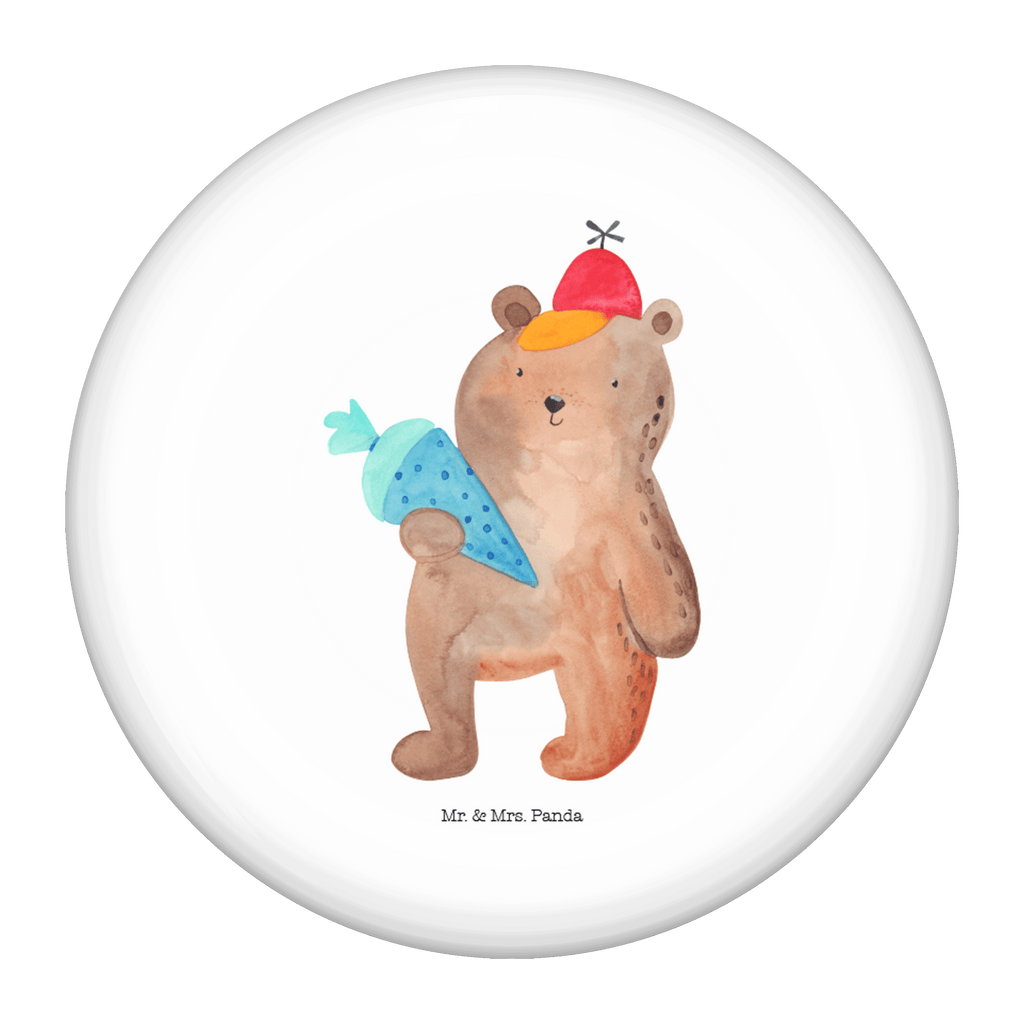 50mm Button Bär mit Schultüte 50mm Button, Button, Pin, Anstecknadel, Bär, Teddy, Teddybär, Bär Motiv, Schultüte, Erster Schultag Geschenk, Einschulung Geschenk, Schule Geschenk, Grundschule, Schulanfang, Schulbeginn
