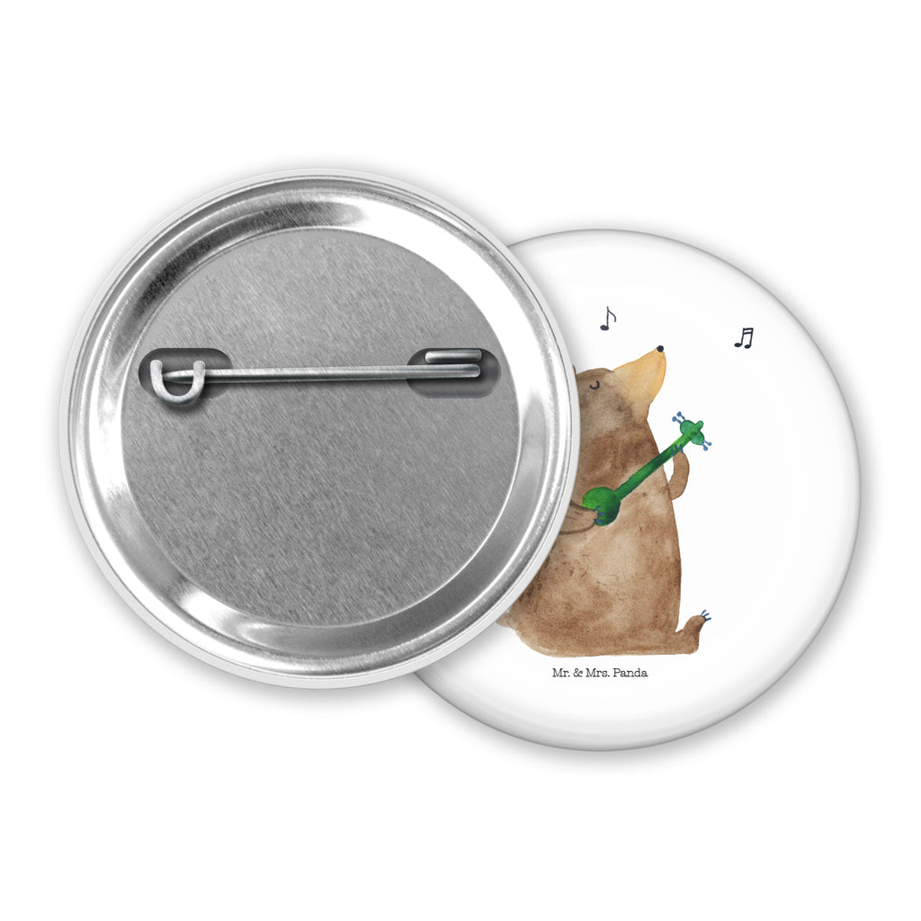 50mm Button Bär Gitarre 50mm Button, Button, Pin, Anstecknadel, Bär, Teddy, Teddybär