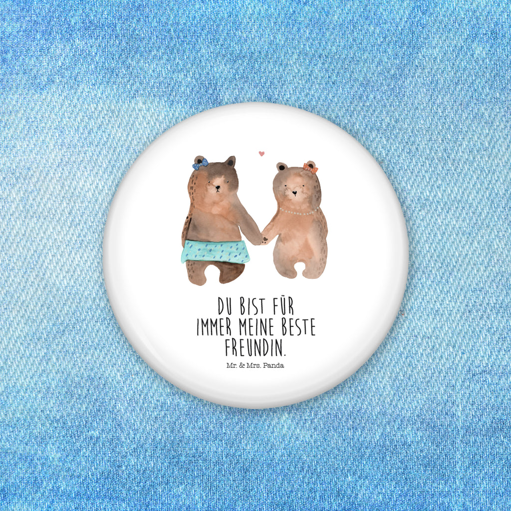 50mm Button Bär Freundin 50mm Button, Button, Pin, Anstecknadel, Bär, Teddy, Teddybär, Bär Freundin Beste Freund Liebe Liebesbeweis Verliebt Kumpel Kumpeliene