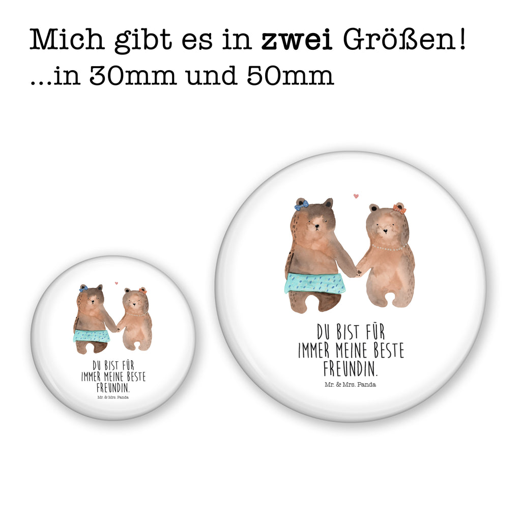 50mm Button Bär Freundin 50mm Button, Button, Pin, Anstecknadel, Bär, Teddy, Teddybär, Bär Freundin Beste Freund Liebe Liebesbeweis Verliebt Kumpel Kumpeliene