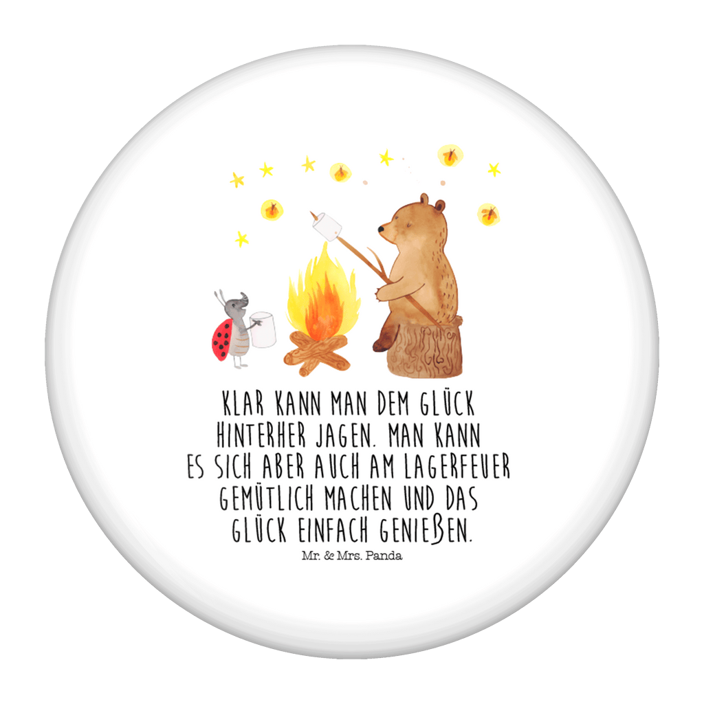 50mm Button Bär & Marienkäfer Lagerfeuer 50mm Button, Button, Pin, Anstecknadel, Bär, Teddy, Teddybär, Lagerfeuer