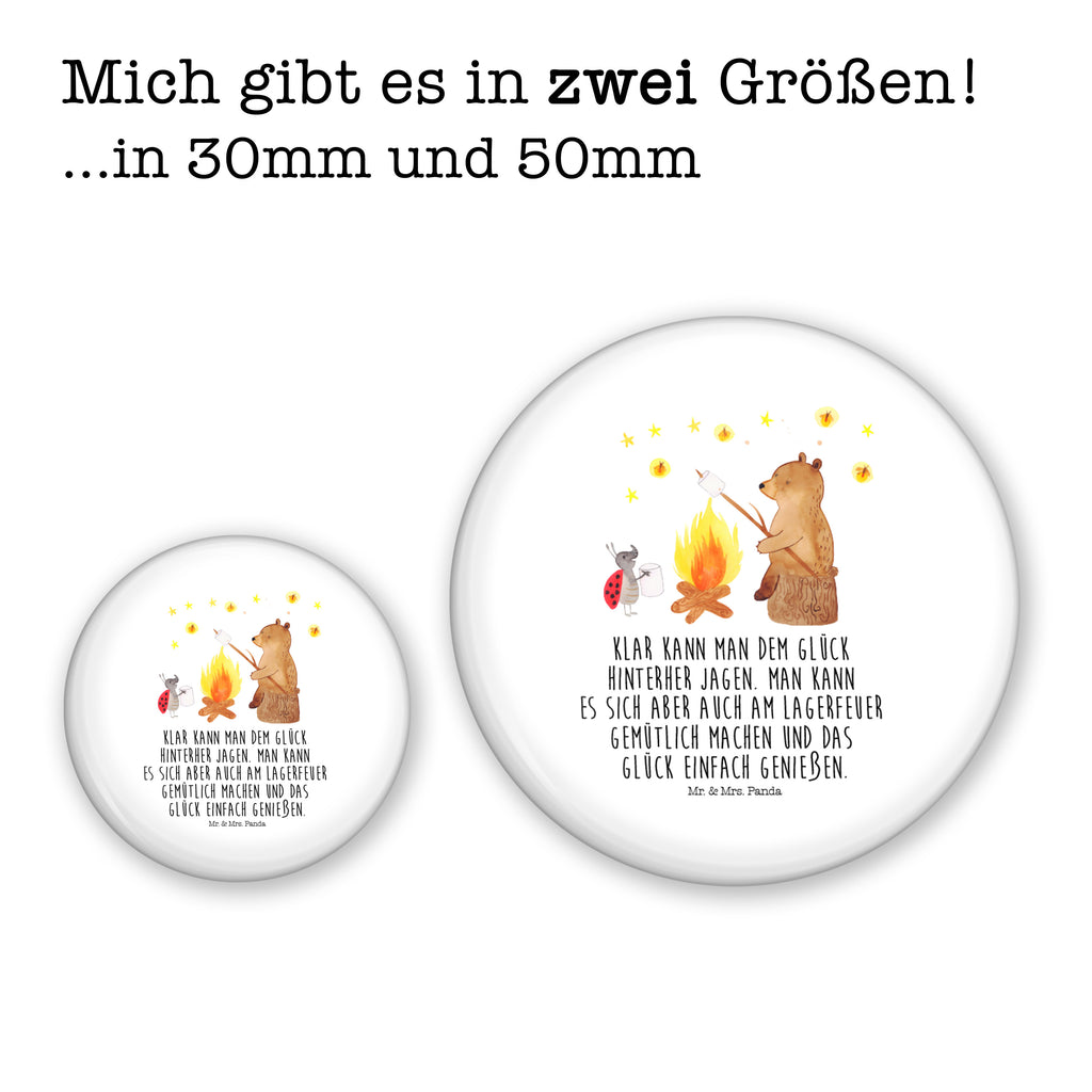 50mm Button Bär & Marienkäfer Lagerfeuer 50mm Button, Button, Pin, Anstecknadel, Bär, Teddy, Teddybär, Lagerfeuer
