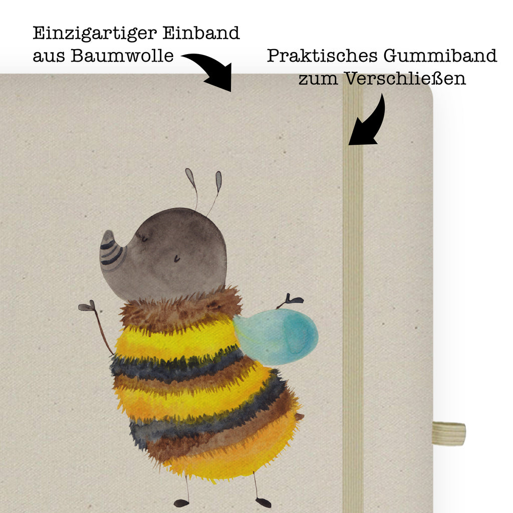DIN A5 Baumwoll Notizbuch Hummel flauschig Notizen, Eintragebuch, Tagebuch, Notizblock, Adressbuch, Journal, Kladde, Skizzenbuch, Notizheft, Schreibbuch, Schreibheft, Tiermotive, Gute Laune, lustige Sprüche, Tiere, Hummel, Flauschig, Biene, Blume, Natur