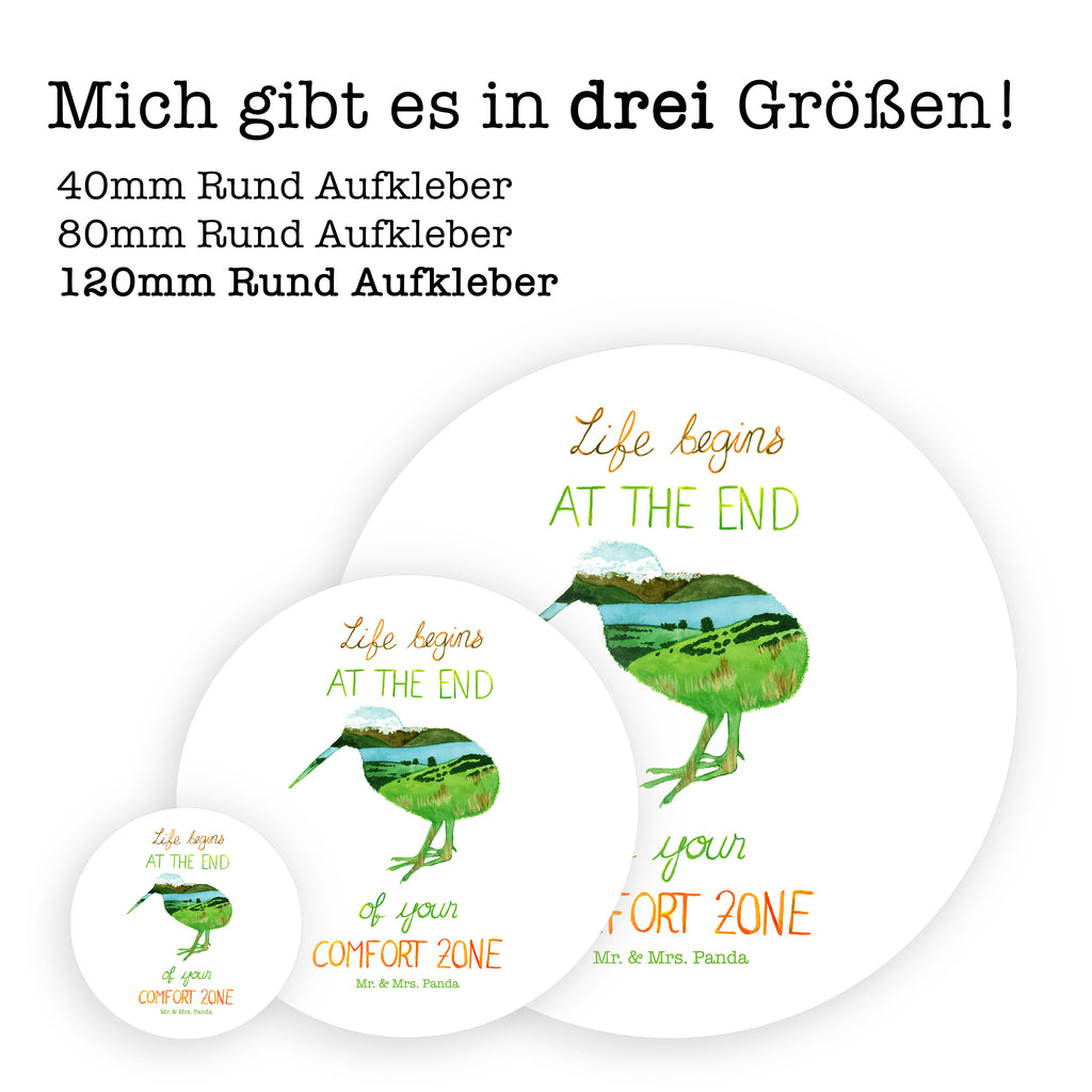120mm Rund Aufkleber Kiwi Neuseeland Sticker, Aufkleber, Etikett, Kinder, rund, Blumen Deko, Frühlings Deko, Sommer Deko, Dekoration, positive Botschaft, Naturliebhaber, Outdoor, Natur, Abenteuer, Neuseeland, New Zealand, Kiwi, Kiwivogel, Komfortzone, Life begins, Motivation, Leben
