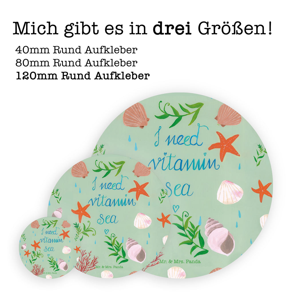 120mm Rund Aufkleber Vitamin Sea Sticker, Aufkleber, Etikett, Kinder, rund, Blumen Deko, Frühlings Deko, Sommer Deko, Dekoration, positive Botschaft, Naturliebhaber, Outdoor, Natur, Abenteuer, Vitamin Sea, See, Schwimmen Spruch, Schwimmer Geschenk, Strand Urlaub, Wasserratte Geschenk, Urlaub am Meer
