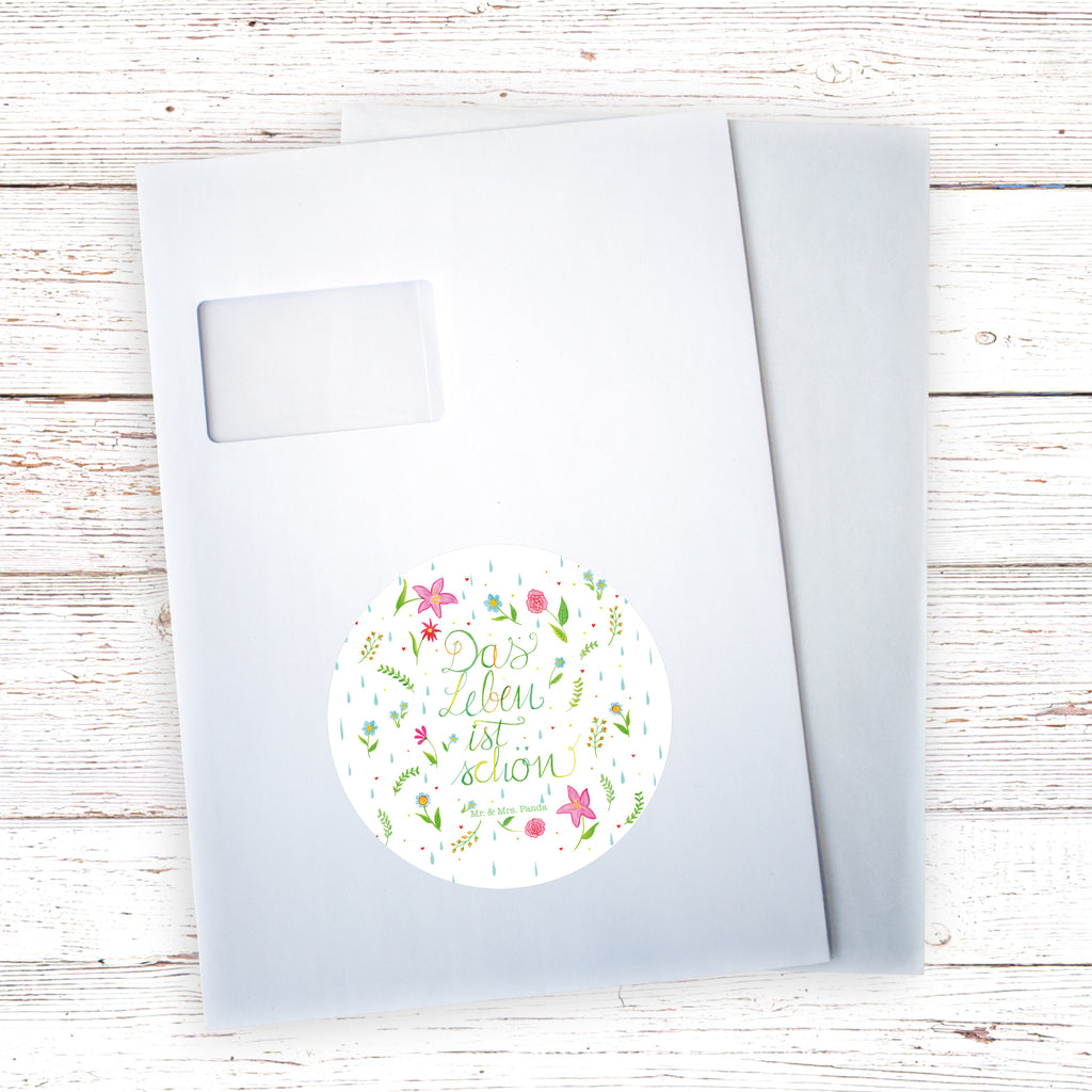 40mm Rund Aufkleber Blumen Das Leben ist schön Sticker, Aufkleber, Etikett, Blumen Deko, Frühlings Deko, Sommer Deko, Dekoration, positive Botschaft, Naturliebhaber, Outdoor, Natur, Abenteuer, Blumen, Blümchen, Das Leben ist schön, Spruch über das Leben, Motivation Spruch, fröhlich sein, glücklich sein