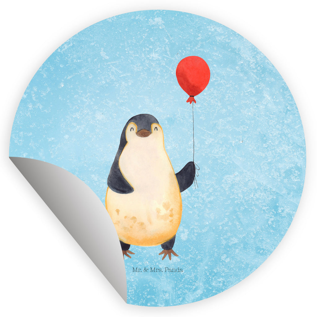 120mm Rund Aufkleber Pinguin Luftballon Sticker, Aufkleber, Etikett, Kinder, rund, Pinguin, Pinguine, Luftballon, Tagträume, Lebenslust, Geschenk Freundin, Geschenkidee, beste Freundin, Motivation, Neustart, neues Leben, Liebe, Glück