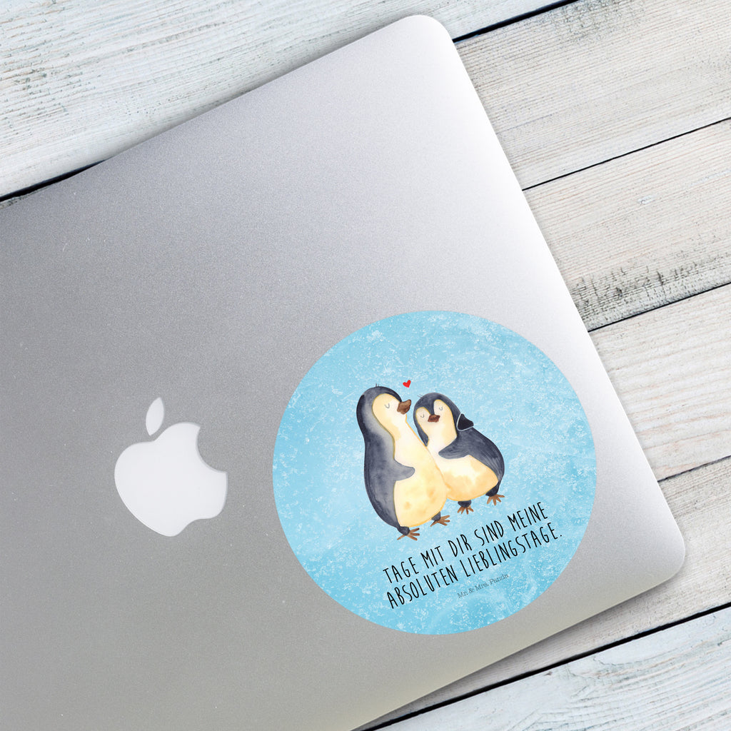 120mm Rund Aufkleber Pinguin umarmend Sticker, Aufkleber, Etikett, Kinder, rund, Pinguin, Liebe, Liebespaar, Liebesbeweis, Liebesgeschenk, Verlobung, Jahrestag, Hochzeitstag, Hochzeit, Hochzeitsgeschenk