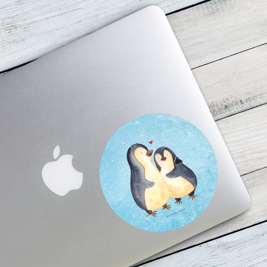120mm Rund Aufkleber Pinguin umarmend Sticker, Aufkleber, Etikett, Kinder, rund, Pinguin, Liebe, Liebespaar, Liebesbeweis, Liebesgeschenk, Verlobung, Jahrestag, Hochzeitstag, Hochzeit, Hochzeitsgeschenk