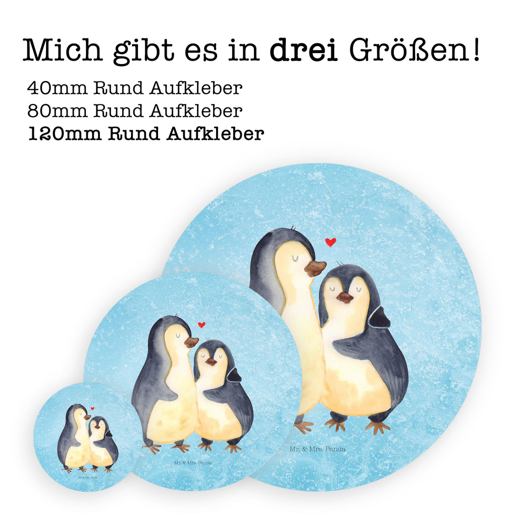 120mm Rund Aufkleber Pinguin umarmend Sticker, Aufkleber, Etikett, Kinder, rund, Pinguin, Liebe, Liebespaar, Liebesbeweis, Liebesgeschenk, Verlobung, Jahrestag, Hochzeitstag, Hochzeit, Hochzeitsgeschenk