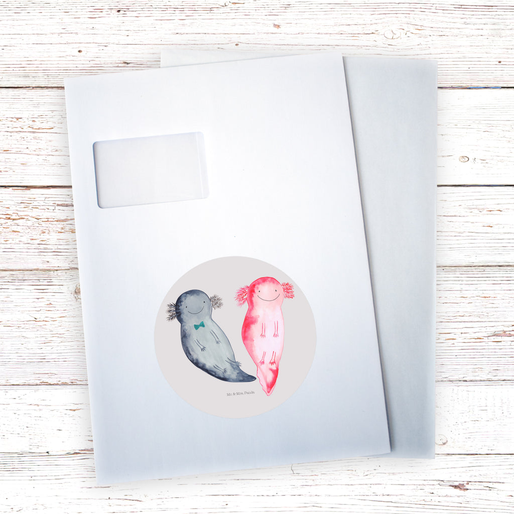 120mm Rund Aufkleber Axolotl Axel+Lotte Sticker, Aufkleber, Etikett, Kinder, rund, Axolotl, Molch, Axolot, Schwanzlurch, Lurch, Lurche, Liebe, große Liebe, Liebesbeweis, Freund, Verlobter, Ehemann, Jahrestag, Valentinstag