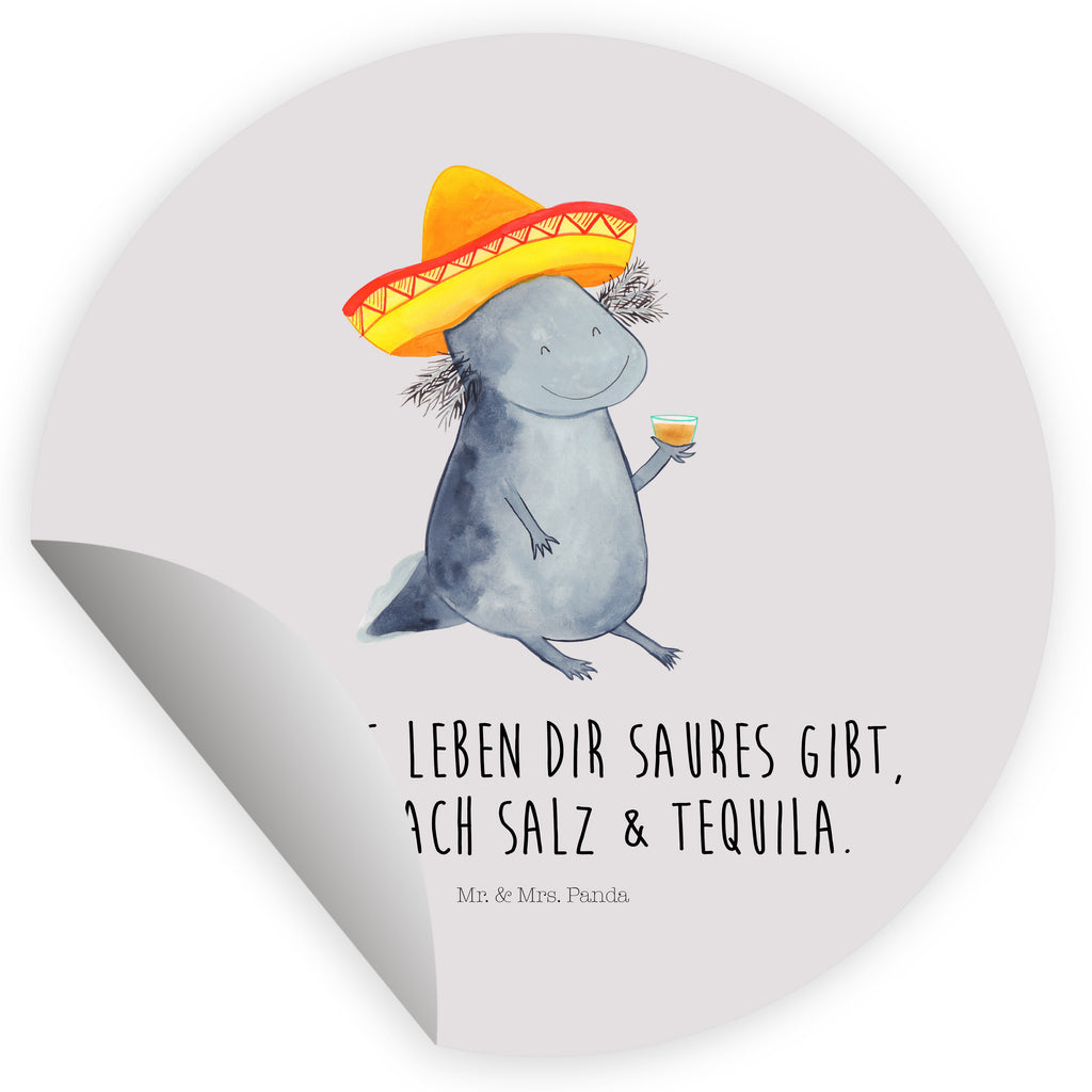 120mm Rund Aufkleber Axolotl Tequila Sticker, Aufkleber, Etikett, Kinder, rund, Axolotl, Molch, Mexico, Mexiko, Sombrero, Zitrone, Tequila, Motivation, Spruch, Schwanzlurch, Lurch, Lurche, Axolot, Feuerdrache, Feuersalamander