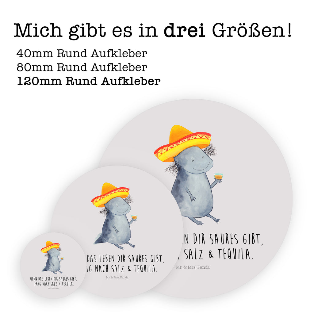 120mm Rund Aufkleber Axolotl Tequila Sticker, Aufkleber, Etikett, Kinder, rund, Axolotl, Molch, Mexico, Mexiko, Sombrero, Zitrone, Tequila, Motivation, Spruch, Schwanzlurch, Lurch, Lurche, Axolot, Feuerdrache, Feuersalamander