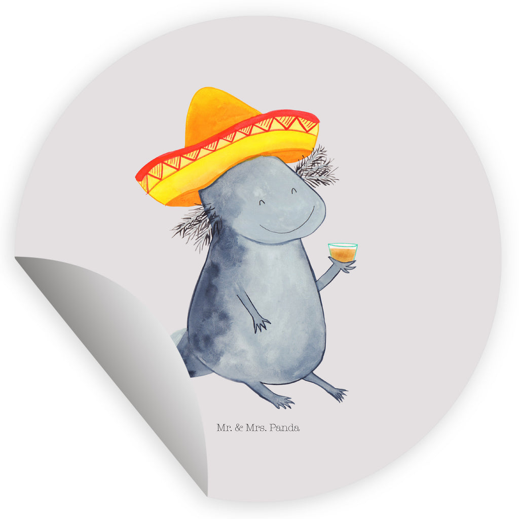 120mm Rund Aufkleber Axolotl Tequila Sticker, Aufkleber, Etikett, Kinder, rund, Axolotl, Molch, Mexico, Mexiko, Sombrero, Zitrone, Tequila, Motivation, Spruch, Schwanzlurch, Lurch, Lurche, Axolot, Feuerdrache, Feuersalamander