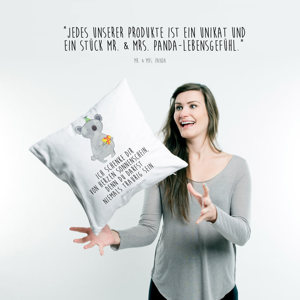 40x40 Kissen Koala Geschenk Kissenhülle, Kopfkissen, Sofakissen, Dekokissen, Motivkissen, Koala, Koalabär, Geschenk, Geburtstag, Party