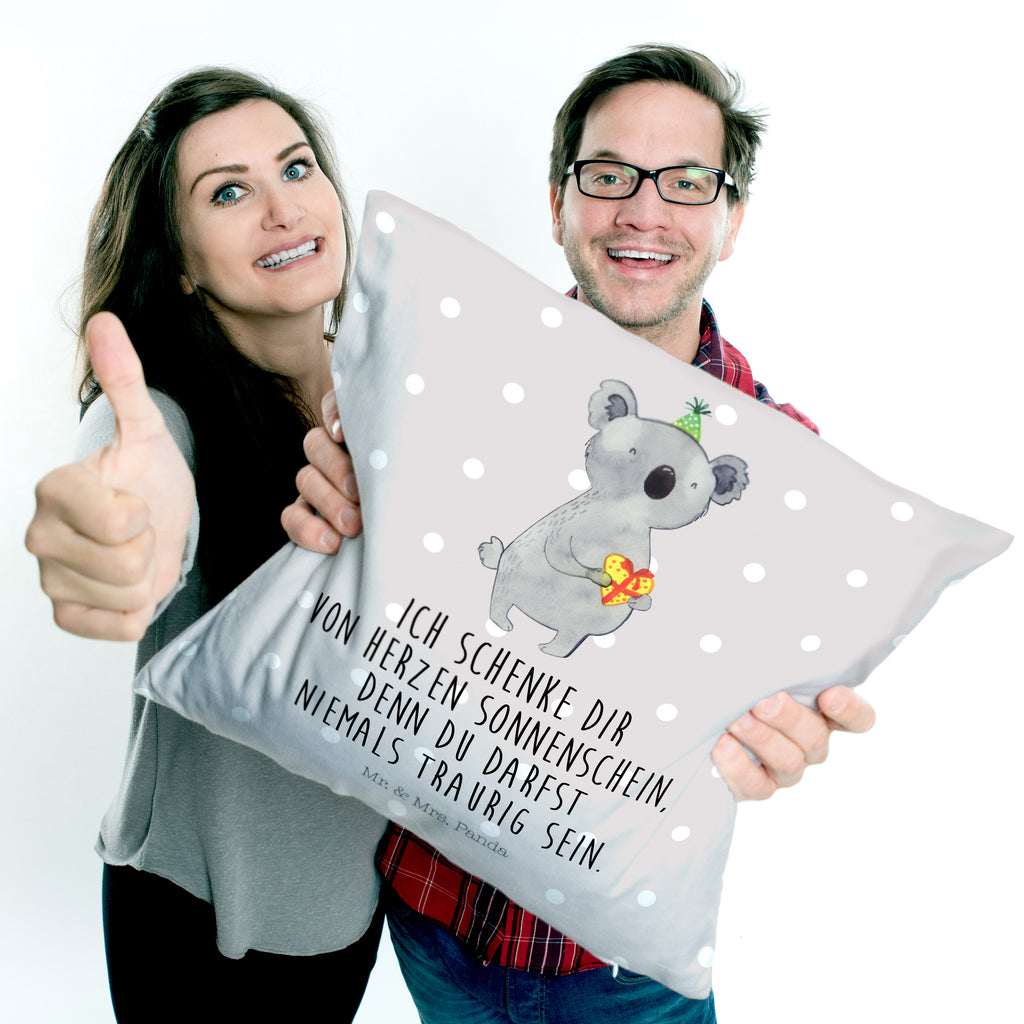 40x40 Kissen Koala Geschenk Kissenhülle, Kopfkissen, Sofakissen, Dekokissen, Motivkissen, Koala, Koalabär, Geschenk, Geburtstag, Party