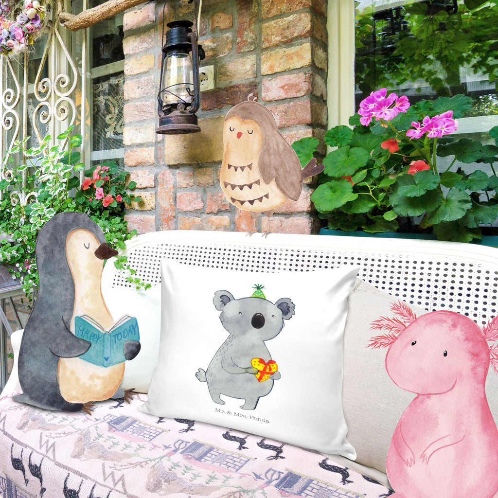 40x40 Kissen Koala Geschenk Kissenhülle, Kopfkissen, Sofakissen, Dekokissen, Motivkissen, Koala, Koalabär, Geschenk, Geburtstag, Party