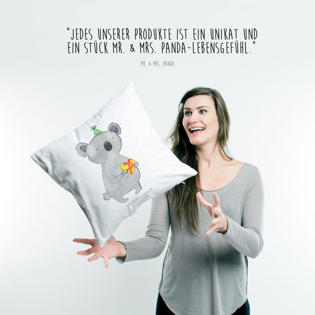 40x40 Kissen Koala Geschenk Kissenhülle, Kopfkissen, Sofakissen, Dekokissen, Motivkissen, Koala, Koalabär, Geschenk, Geburtstag, Party