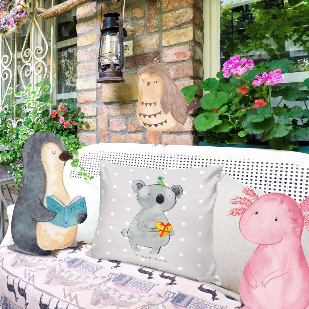 40x40 Kissen Koala Geschenk Kissenhülle, Kopfkissen, Sofakissen, Dekokissen, Motivkissen, Koala, Koalabär, Geschenk, Geburtstag, Party