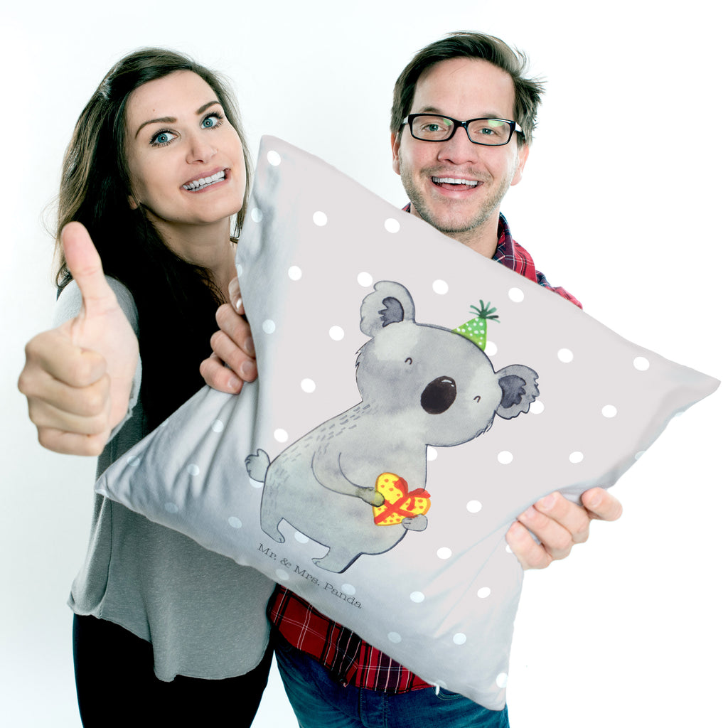 40x40 Kissen Koala Geschenk Kissenhülle, Kopfkissen, Sofakissen, Dekokissen, Motivkissen, Koala, Koalabär, Geschenk, Geburtstag, Party