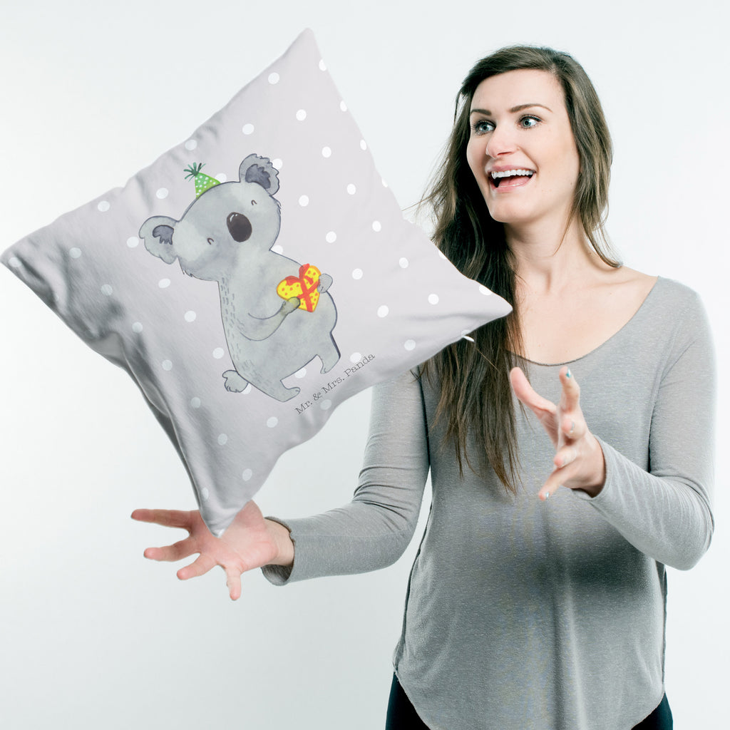 40x40 Kissen Koala Geschenk Kissenhülle, Kopfkissen, Sofakissen, Dekokissen, Motivkissen, Koala, Koalabär, Geschenk, Geburtstag, Party