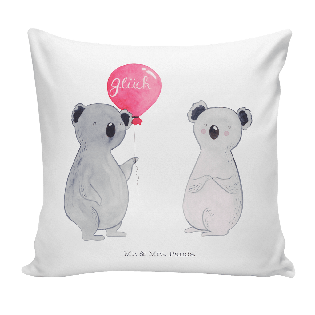 40x40 Kissen Koala Luftballon Kissenhülle, Kopfkissen, Sofakissen, Dekokissen, Motivkissen, Koala, Koalabär, Luftballon, Party, Geburtstag, Geschenk