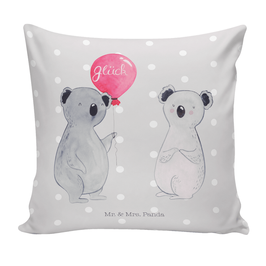 40x40 Kissen Koala Luftballon Kissenhülle, Kopfkissen, Sofakissen, Dekokissen, Motivkissen, Koala, Koalabär, Luftballon, Party, Geburtstag, Geschenk