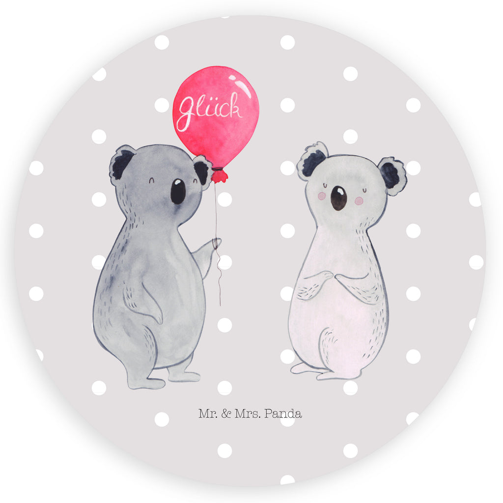 40mm Rund Aufkleber Koala Luftballon Sticker, Aufkleber, Etikett, Koala, Koalabär, Luftballon, Party, Geburtstag, Geschenk