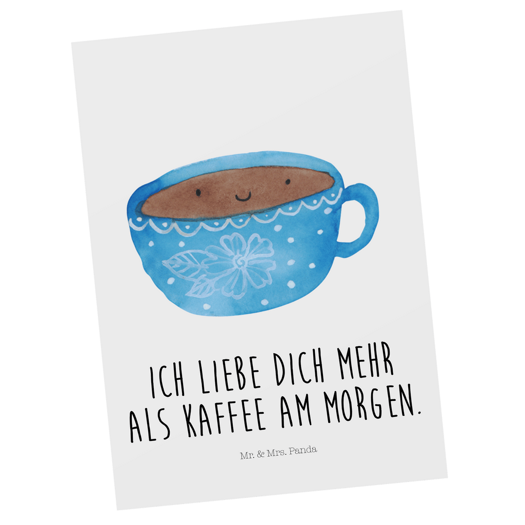 Postkarte Kaffee Tasse Geschenkkarte, Grußkarte, Karte, Einladung, Ansichtskarte, Geburtstagskarte, Einladungskarte, Dankeskarte, Tiermotive, Gute Laune, lustige Sprüche, Tiere, Kaffee, Tasse, Liebe, Geschmack, Genuss, Glücklich