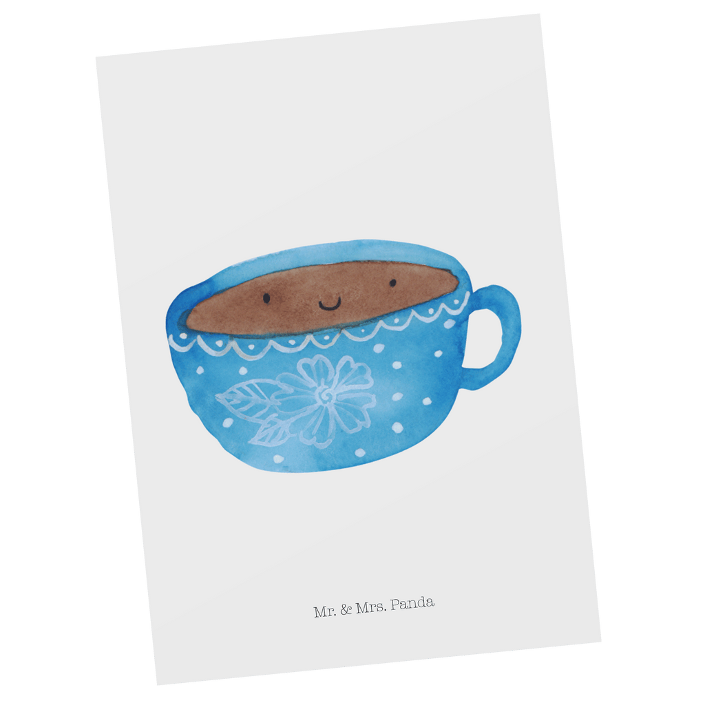Postkarte Kaffee Tasse Geschenkkarte, Grußkarte, Karte, Einladung, Ansichtskarte, Geburtstagskarte, Einladungskarte, Dankeskarte, Tiermotive, Gute Laune, lustige Sprüche, Tiere, Kaffee, Tasse, Liebe, Geschmack, Genuss, Glücklich