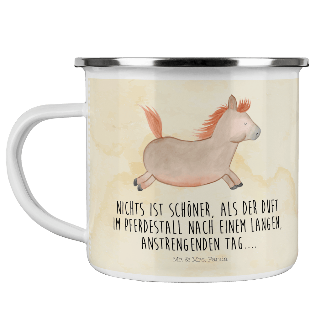 Camping Emaille Tasse Pferd springt Campingtasse, Trinkbecher, Metalltasse, Outdoor Tasse, Emaille Trinkbecher, Blechtasse Outdoor, Emaille Campingbecher, Edelstahl Trinkbecher, Metalltasse für Camping, Kaffee Blechtasse, Camping Tasse Metall, Bauernhof, Hoftiere, Landwirt, Landwirtin, Pferd, Pony, Pferde, Stall, Pferdestall, ausreiten, reiten, Pferdebesitzer