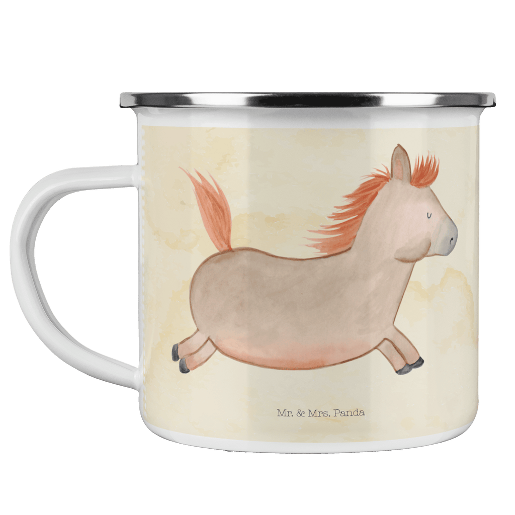 Camping Emaille Tasse Pferd springt Campingtasse, Trinkbecher, Metalltasse, Outdoor Tasse, Emaille Trinkbecher, Blechtasse Outdoor, Emaille Campingbecher, Edelstahl Trinkbecher, Metalltasse für Camping, Kaffee Blechtasse, Camping Tasse Metall, Bauernhof, Hoftiere, Landwirt, Landwirtin, Pferd, Pony, Pferde, Stall, Pferdestall, ausreiten, reiten, Pferdebesitzer