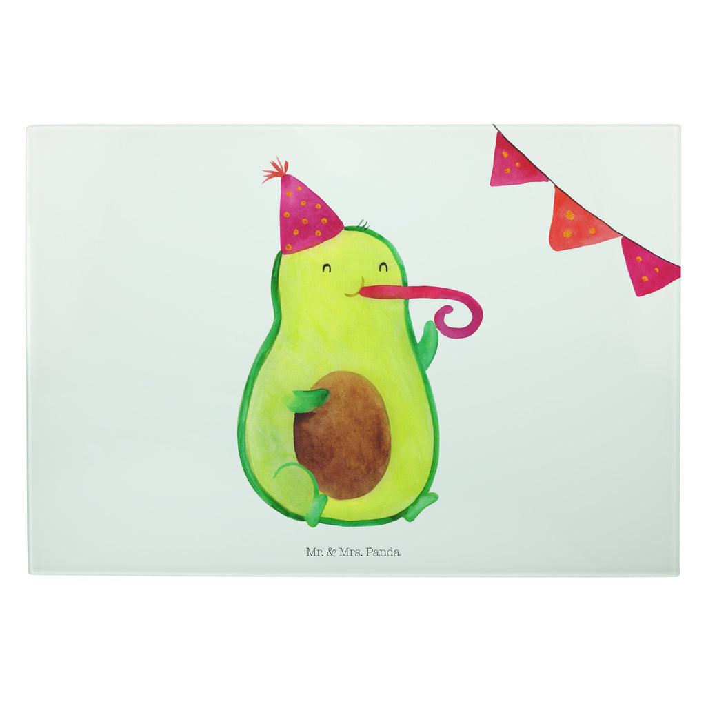 XL Glas Schneidbrett Avocado Birthday Glasschneidebrett, Schneidebrett, Frühstücksbrett, Küche, Avocado, Veggie, Vegan, Gesund